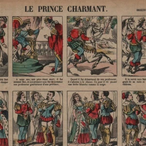 Le Prince charmant - - Imagerie d'Epinal Pellerin - Gravure de presse - Picture 1 of 2