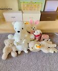Jellycat, Bunnies By The Baby, Steiff, Baby Boutique Plush Lot Of 6