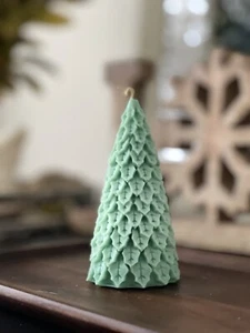 Soy Wax Candles, Fir Tree Candle, Decor, Christmas Tree, Christmas Gift - Picture 1 of 4