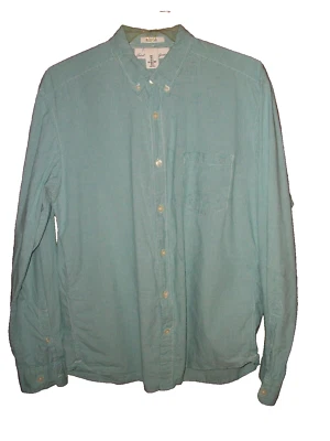 H&M L.O.G.G. (Etiqueta de Productos Graduados) Para Hombre Talla Camisa a cuadros verde/blanco L Foto 1 de 4