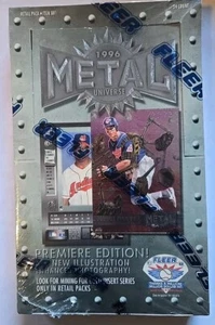1996 Fleer Metal Universe Baseball Factory Sealed Hobby Retail Box 24 Packs - Picture 1 of 2