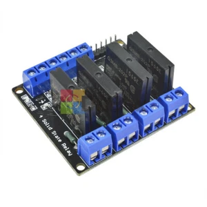 DC 5V 4 Channel SSR G3MB-202P Solid State Relay Module For Arduino - Picture 1 of 7