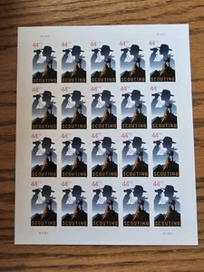 U.S. Scott #4472 44 Cent Scouting MNH Sheet Of 20 Stamps - Picture 1 of 1