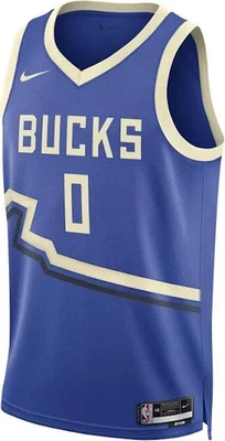Nike Men's Damian Lillard Milwaukee Bucks 2024-25 City Edition Swingman Jersey - Image 1 of 2
