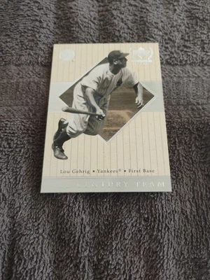 1999 Upper Deck 全世纪队 Lou Gehrig 纽约洋基队 AC4 — 第 1/2 张图片