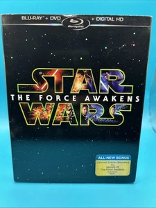 New In Sealed Case STAR WARS: The Force Awakens Blu-Ray + DVD PG13 movie - Picture 1 of 2