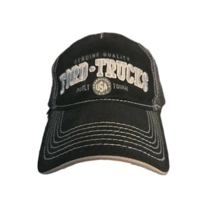 Gorra de camionero OSFM trasera de malla gris negra calidad genuina Ford Trucks F150 F250 - Imagen 1 de 16