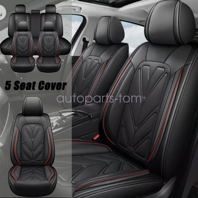 For Lexus GX460 GX470 LX600 PU Leather Car Seat Covers 5-Seat Full Set Protector - Изображение 1 из 4