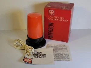 Lampe Orange Paterson Darkroom Lamp Safelight Red Light - Picture 1 of 5