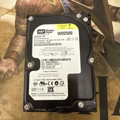 Western Digital WD2500JD 250GB IDE 3.5" Internal Hard Drive 7200RPM - TESTED - Image 1 of 2
