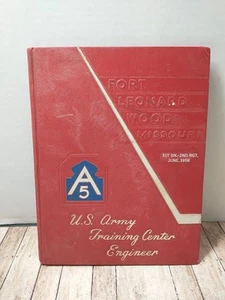 1958 FORT LEONARD WOOD US ARMY TRAINING CENTER ENGINEER YEARBOOK - Picture 1 of 9