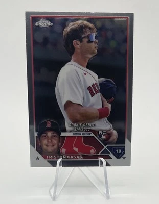 2023 Topps Chrome Update Triston Casas USC125 Rookie Debut - Image 1 of 2