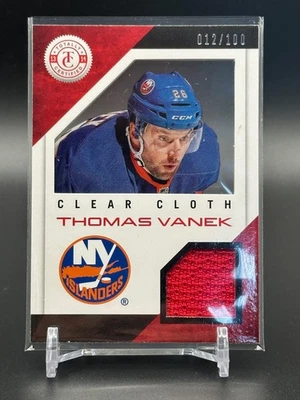 2013-14 Panini Totally Certified #CL-TVA Thomas Vanek /100 MEM Islanders - Image 1 of 2