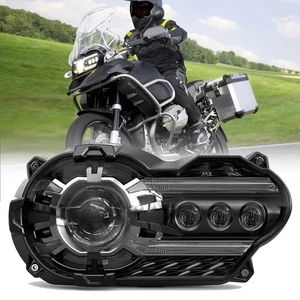 LED Headlight DRL Headlamp for R1200GS 2004-2012 R1200GS Adv 2005-2013 Emark - Picture 1 of 9
