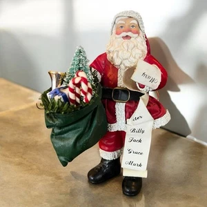 Clothtique Possible Dreams Checking His List 1995 Santa Claus Figurine Ornament - Picture 1 of 18