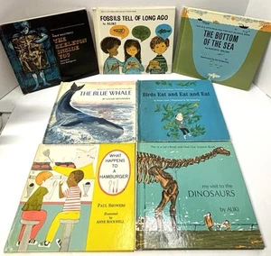 Vintage Let's-Read-And-Find-Out Science HC Books Lot of 7 Crowell 1960s-70s - Picture 1 of 11