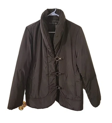 Dana Buchman черный женщин выстеганная куртка пальто Sz. M - Изображение 1 из 4