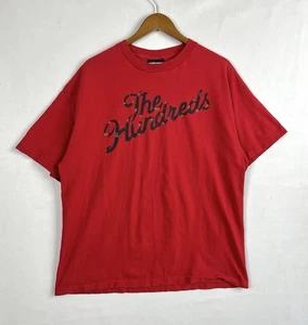 The Hundreds Shirt Faded Red Floral Script Short Sleeve T-shirt Men’s Sz XL - Picture 1 of 15