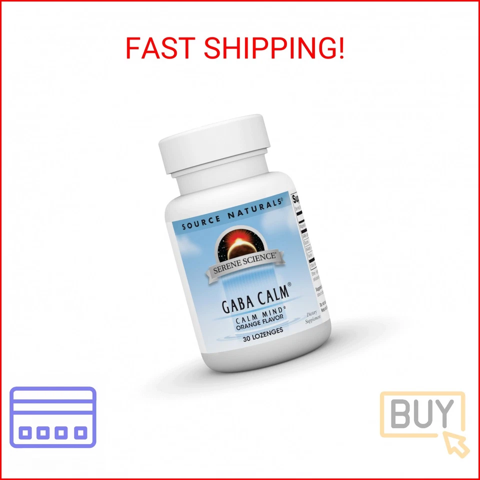 Source Naturals Gaba Calm 100mg Subl Orange 30 Tablets