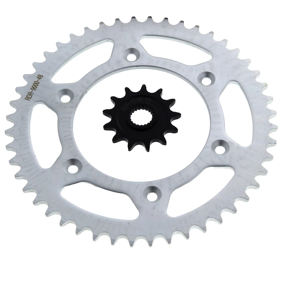 Honda CR125R CR125 CRF250R CRF250 13 зубьев передняя и 48 зуб задняя звездочка 04-14 - Изображение 1 из 1