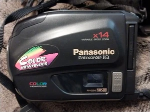 Panasonic Palmcorder IQ PV-IQ315 ESTATE Remote, Bag, 5 Tapes, VHS, Docs Untested - Picture 1 of 7