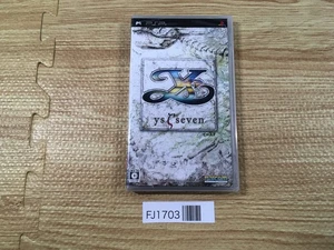 FJ1703 Ys Seven BOXED SONY PSP Japan - Picture 1 of 4