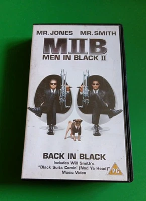 Men In Black 2 VHS Will Snith Tommy Lee Jones Video TESTED - Image 1 of 3