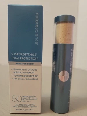 ColoreScience Sunforgettable Total Protection Brush-On Shield SPF 50 0.21oz Fair - Image 1 of 3