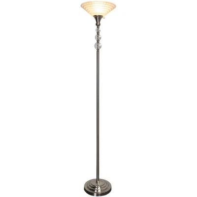 Dale Tiffany GR20309 Alaris Orb Floor Lamp Polished Nickel - Image 1 of 2