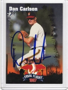 1997 Phoenix Firebirds Team Issue #4 Dan Carlson Autograph - Bild 1 von 2