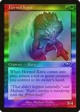 Horned Kavu FOIL Planeshift PLD Red Green Common MAGIC MTG CARD ABUGames