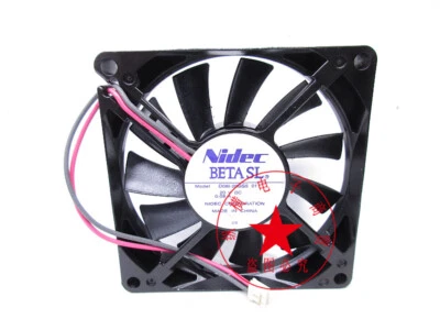 NIDEC D08L-20BS5 01 20V 0.08A 8015 8CM 2-wire cooling fan - Image 1 of 2