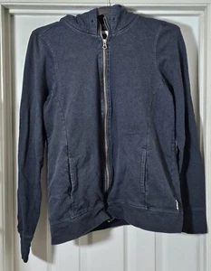 Sudadera con capucha Pact cremallera completa para mujer grande azul bolsillos para manos agujeros para los pulgares - Imagen 1 de 7