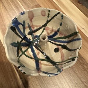 Black Mountain NC Keramik John Garrou klein 6"" Bundt Pfanne signiert, datiert - Bild 1 von 5