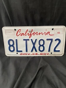 2020 caducado nunca usado, matrícula de California - Imagen 1 de 2