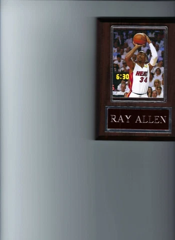 RAY ALLEN PLAQUE MIAMI HEAT BASKETBALL NBA Cover