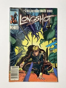 (1985) LONGSHOT #3 VARIANTE QUIOSCO CUBIERTA 1ª APARICIÓN MOJO! ARTHUR ADAMS ART - Imagen 1 de 8