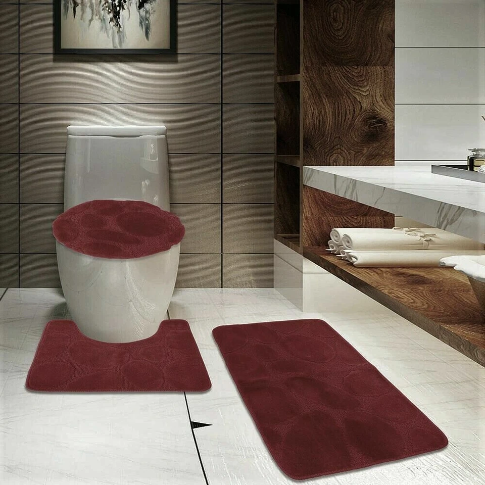 Bathroom Soft Memory Foam Mat, Contour Rug & Lid Cover  - Image 1 of 1