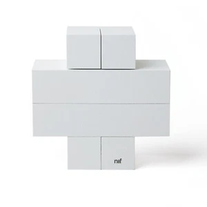 Kurt Naef Quadrigo Midi Bianco gioco giocattolo costruzione architettura edilizia svizzero - Foto 1 di 6