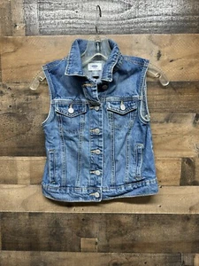 Old Navy Youth Girl's Denim Vest Size Large (10/12) - Picture 1 of 4