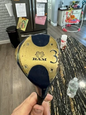 Vintage Ram Golden Girl 3-Wood ⛳RH Stainless Steel Shaft - Image 1 of 4