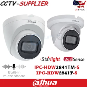 Dahua 8MP Wizsense SMD MIC 4K AI PoE IP Camera IPC-HDW2841TM-S / IPC-HDW2841T-S