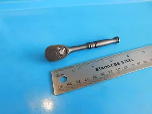 USED, SNAP ON " 1/4 IN. DR." BLACK INDUSTRIAL FINISH RATCHET, PART #GM70S - Bild 1 von 4