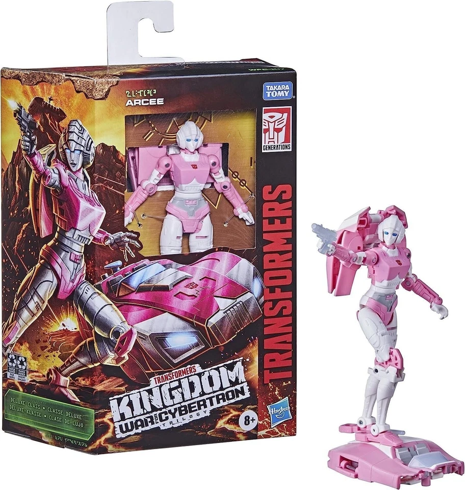 Transformers Actionfigur Arcee Krieg um Cybertron 14 Cm rosa