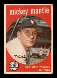 1959 Topps #10 Mickey Mantle   G X2849089