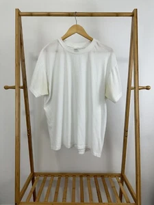 VTG TownCraft 80s Paper Thin Single Stitch 50/50 Blank Burnout T-Shirt Size XL - Picture 1 of 4