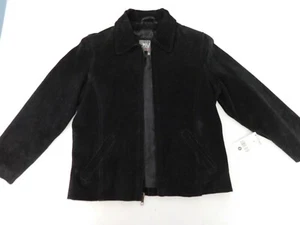 Wilson's Leather Kids Jacket Black Suede Size Child's Small NWT - Picture 1 of 7