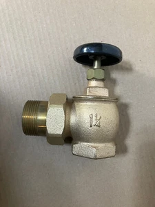 Winkel Messing Dampfheizkörper Ventil 1 1/4" Neu - Bild 1 von 6