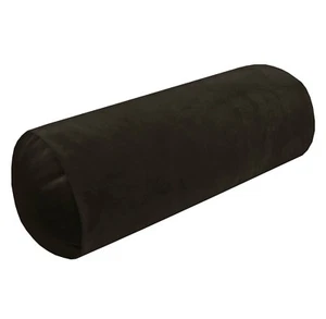 Mf05g Brown Soft Smooth Microfiber Velvet Bolster CASE Yoga Neck Roll COVER Size - Picture 1 of 4