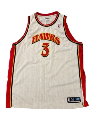 Camiseta Atlanta Hawks About-Rahim para hombre 56 blanca Reebok  Foto 1 de 4
